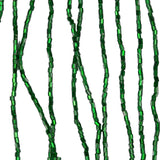 Green Beaded Fringe on Braided Lip - 5"