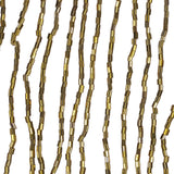 Dark Gold Beaded Fringe on Braided Lip - 5"