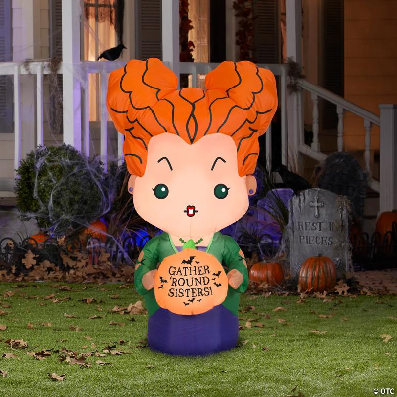 42" Airblown® Blowup Inflatable Hocus Pocus Winifred Halloween Outdoor Yard Decoration