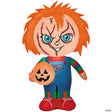 42" Airblown® Inflatable Child's Play™ Stylized Chucky with Jack-O'-Lantern Halloween Outdoor Yard Decoration