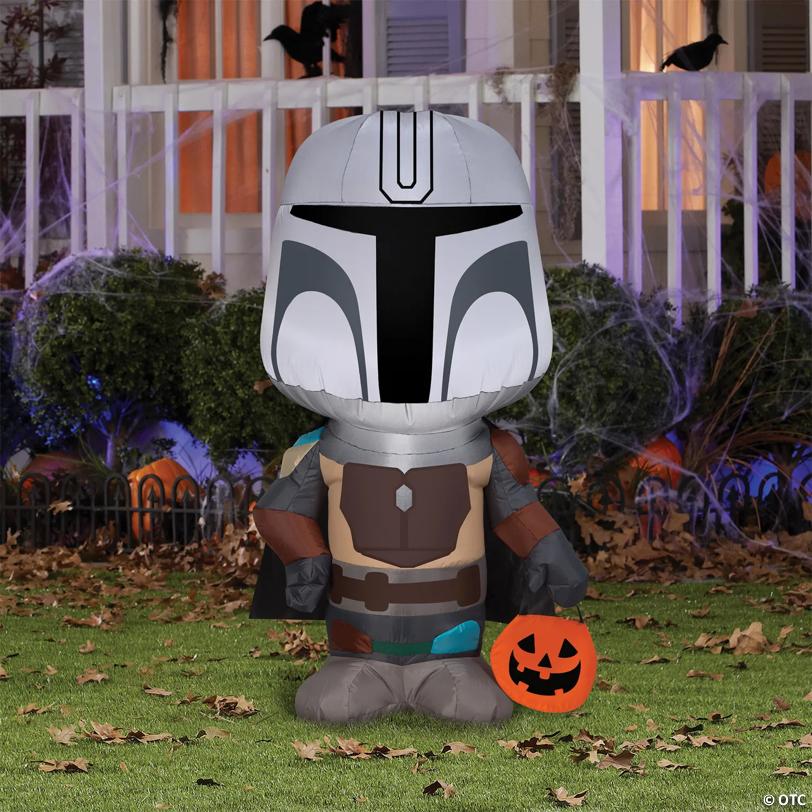 42" Airblown Inflatable® Star Wars™ The Mandalorian Halloween Yard Decoration