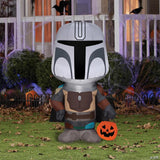 42" Airblown Inflatable® Star Wars™ The Mandalorian Halloween Yard Decoration