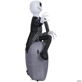 42" Airblown Inflatable The Nightmare Before Christmas Jack on Tombstone Yard Decoration