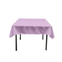 Polyester Poplin Fabric - Solid Color, 42" X 42" Square Tablecloth (1 Piece)