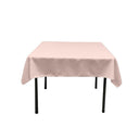 Polyester Poplin Fabric - Solid Color, 42" X 42" Square Tablecloth (1 Piece)