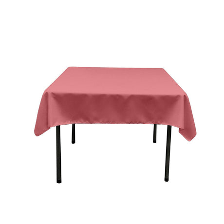 Polyester Poplin Fabric - Solid Color, 42" X 42" Square Tablecloth (1 Piece)
