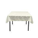 Polyester Poplin Fabric - Solid Color, 42" X 42" Square Tablecloth (1 Piece)