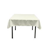 Polyester Poplin Fabric - Solid Color, 42" X 42" Square Tablecloth (1 Piece)