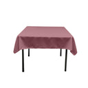Polyester Poplin Fabric - Solid Color, 42" X 42" Square Tablecloth (1 Piece)