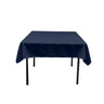Polyester Poplin Fabric - Solid Color, 42" X 42" Square Tablecloth (1 Piece)