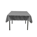 Polyester Poplin Fabric - Solid Color, 42" X 42" Square Tablecloth (1 Piece)
