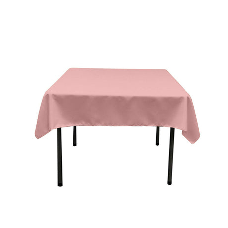 Polyester Poplin Fabric - Solid Color, 42" X 42" Square Tablecloth (1 Piece)