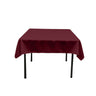Polyester Poplin Fabric - Solid Color, 42" X 42" Square Tablecloth (1 Piece)