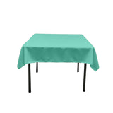Polyester Poplin Fabric - Solid Color, 42" X 42" Square Tablecloth (1 Piece)