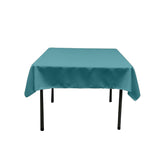 Polyester Poplin Fabric - Solid Color, 42" X 42" Square Tablecloth (1 Piece)
