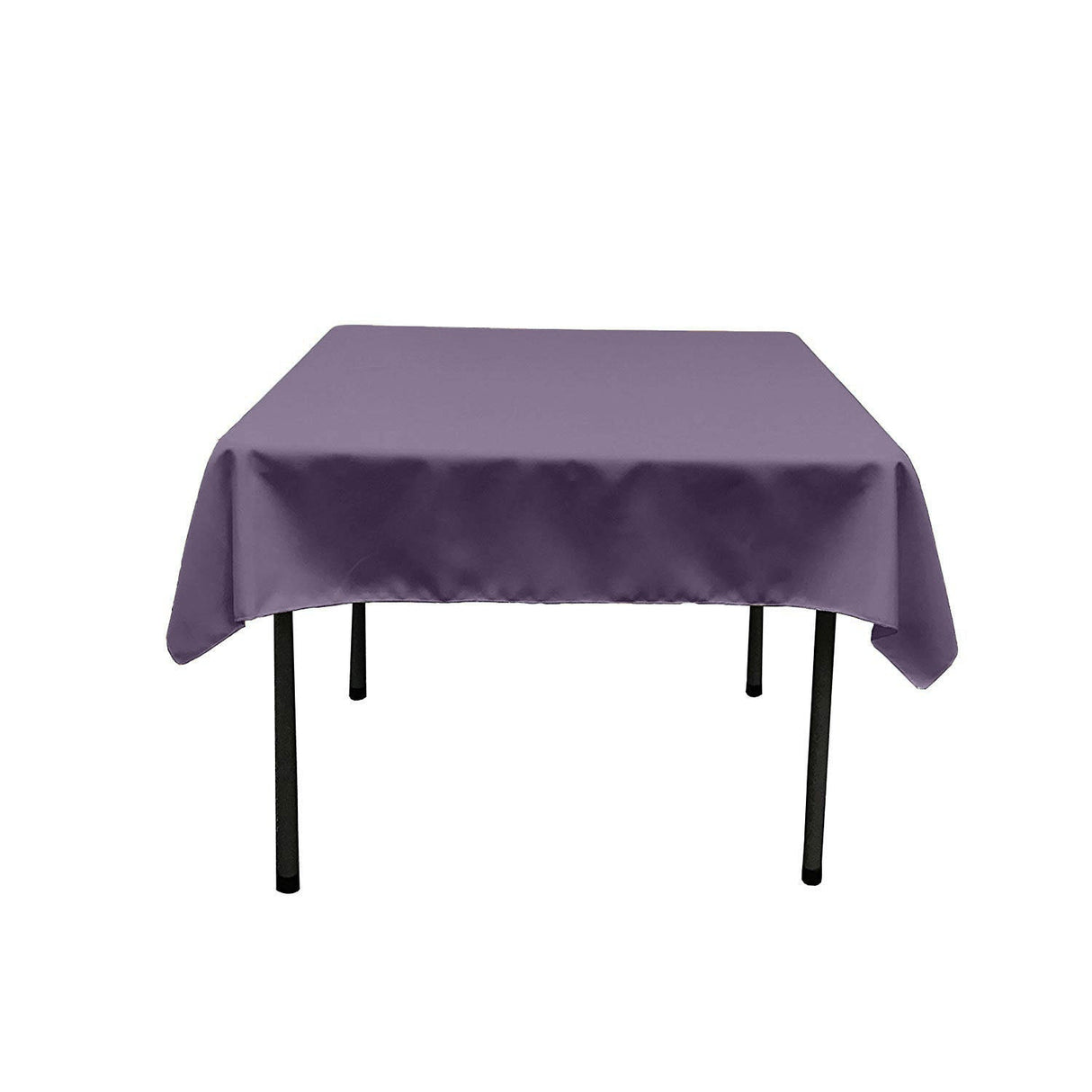 Polyester Poplin Fabric - Solid Color, 42" X 42" Square Tablecloth (1 Piece)