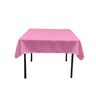 Polyester Poplin Fabric - Solid Color, 42" X 42" Square Tablecloth (1 Piece)