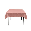 Polyester Poplin Fabric - Solid Color, 42" X 42" Square Tablecloth (1 Piece)