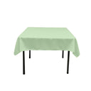 Polyester Poplin Fabric - Solid Color, 42" X 42" Square Tablecloth (1 Piece)