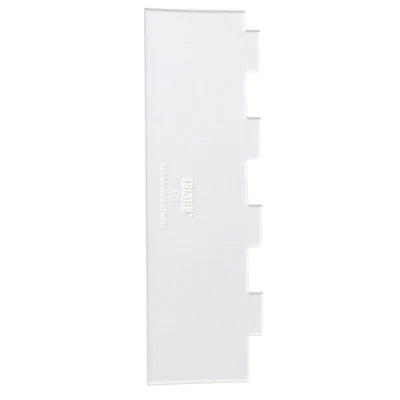 PME Extra Wide Tall Patterned Edge Side Scraper