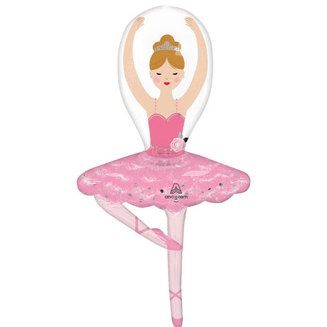 Ballerina Girl Foil Balloon 43 Inch
