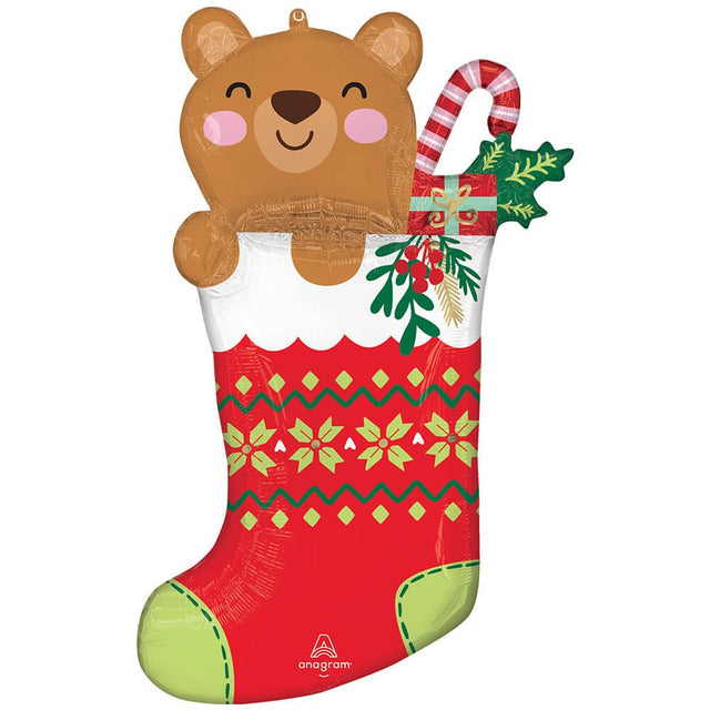 Christmas Stocking Foil Balloon