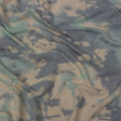 Beige, Gray and Mint Tie Dye Splash Stretch Polyester and Rayon French Terry