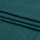 Teal and Charcoal Striped Stretch Rayon Rib Knit