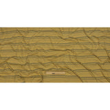 Ochre and Charcoal Striped Stretch Rayon Rib Knit