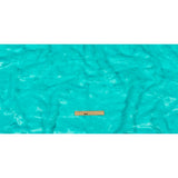 Luxury Faux Fur - Turquoise Abstract Tonal