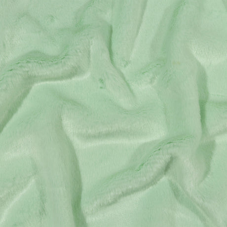 Dusty Aqua Short Pile Luxury Faux Fur