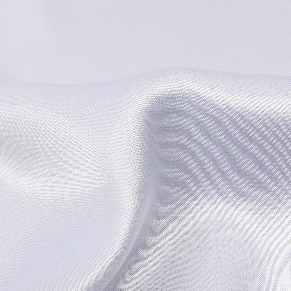 Sustainable Viscose Fluid Satin - White - Mood Exclusive Elliana Collection