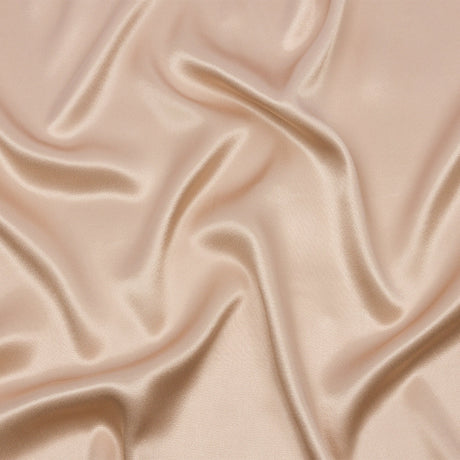 Sustainable Viscose Fluid Satin - Tan - Mood Exclusive Elliana Collection