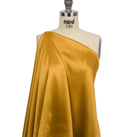 Sustainable Viscose Fluid Satin - Gold - Mood Exclusive Elliana Collection