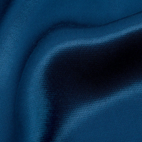 Sustainable Viscose Fluid Satin - Blue - Mood Exclusive Elliana Collection
