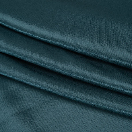 Sustainable Viscose Fluid Satin - Ocean Blue - Mood Exclusive Elliana Collection