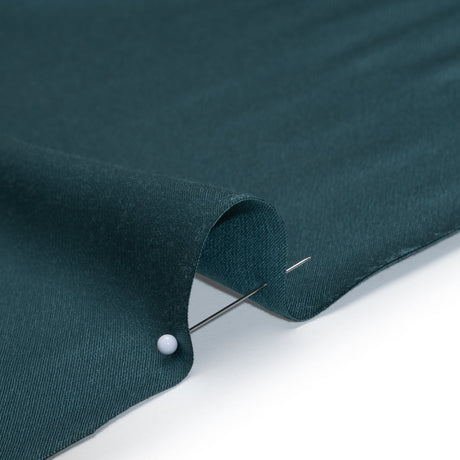 Sustainable Viscose Fluid Satin - Ocean Blue - Mood Exclusive Elliana Collection