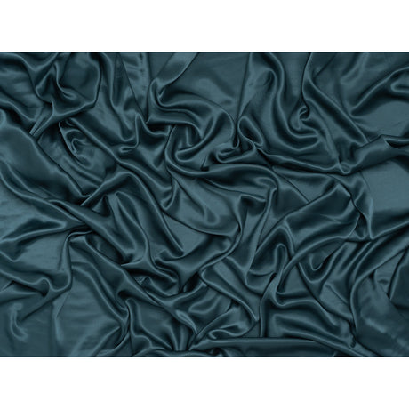 Sustainable Viscose Fluid Satin - Ocean Blue - Mood Exclusive Elliana Collection
