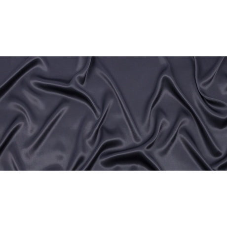 Sustainable Viscose Fluid Satin - Graphite - Mood Exclusive Elliana Collection