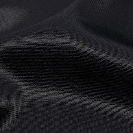 Sustainable Viscose Fluid Satin - Black - Mood Exclusive Elliana Collection