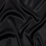 Sustainable Viscose Fluid Satin - Black - Mood Exclusive Elliana Collection