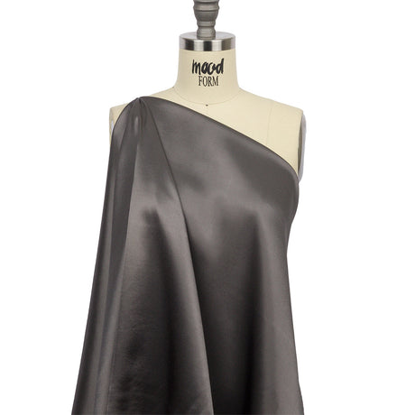 Sustainable Viscose Fluid Satin - Slate - Mood Exclusive Elliana Collection