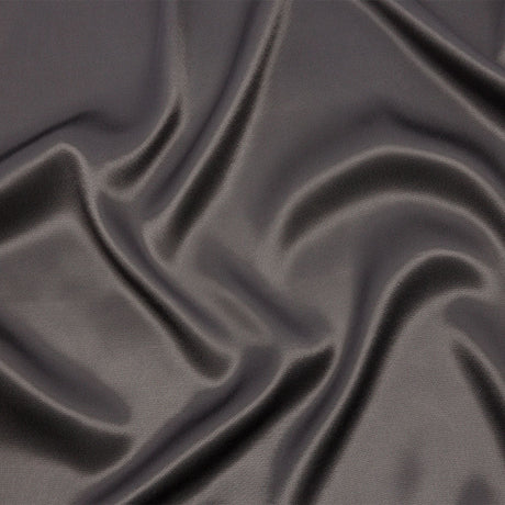 Sustainable Viscose Fluid Satin - Slate - Mood Exclusive Elliana Collection