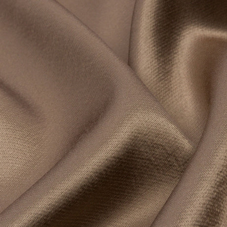 Sustainable Viscose Fluid Satin - Taupe - Mood Exclusive Elliana Collection