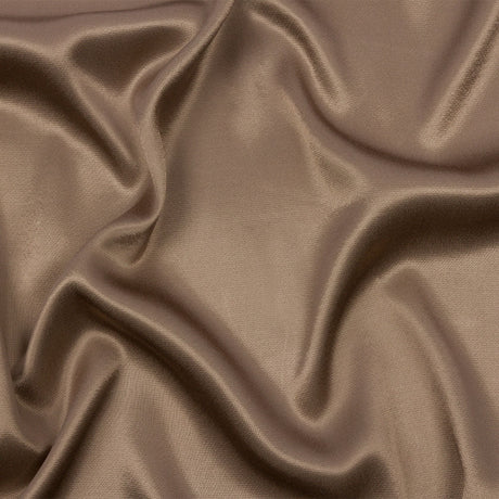 Sustainable Viscose Fluid Satin - Taupe - Mood Exclusive Elliana Collection