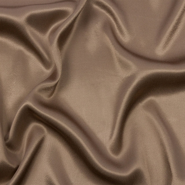 Sustainable Viscose Fluid Satin - Taupe - Mood Exclusive Elliana Collection