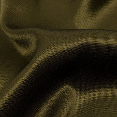 Sustainable Viscose Fluid Satin - Olive Green - Mood Exclusive Elliana Collection