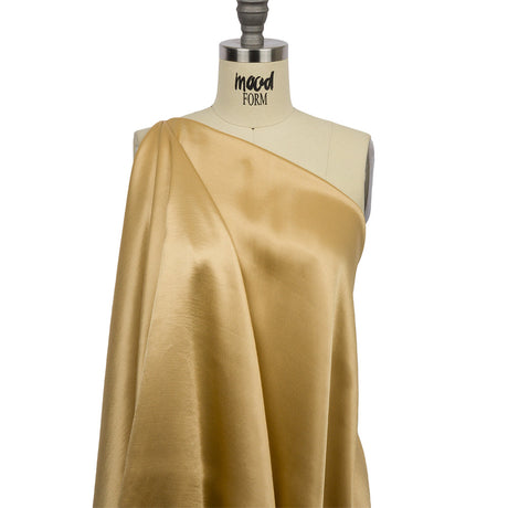 Sustainable Viscose Fluid Satin - Wheat - Mood Exclusive Elliana Collection
