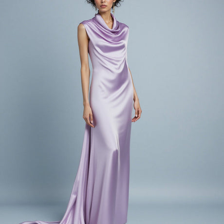 Sustainable Viscose Fluid Satin - Orchid - Mood Exclusive Elliana Collection