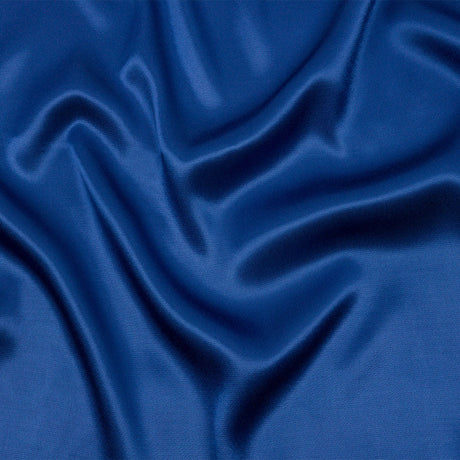 Sustainable Viscose Fluid Satin - Cobalt Blue - Mood Exclusive Elliana Collection